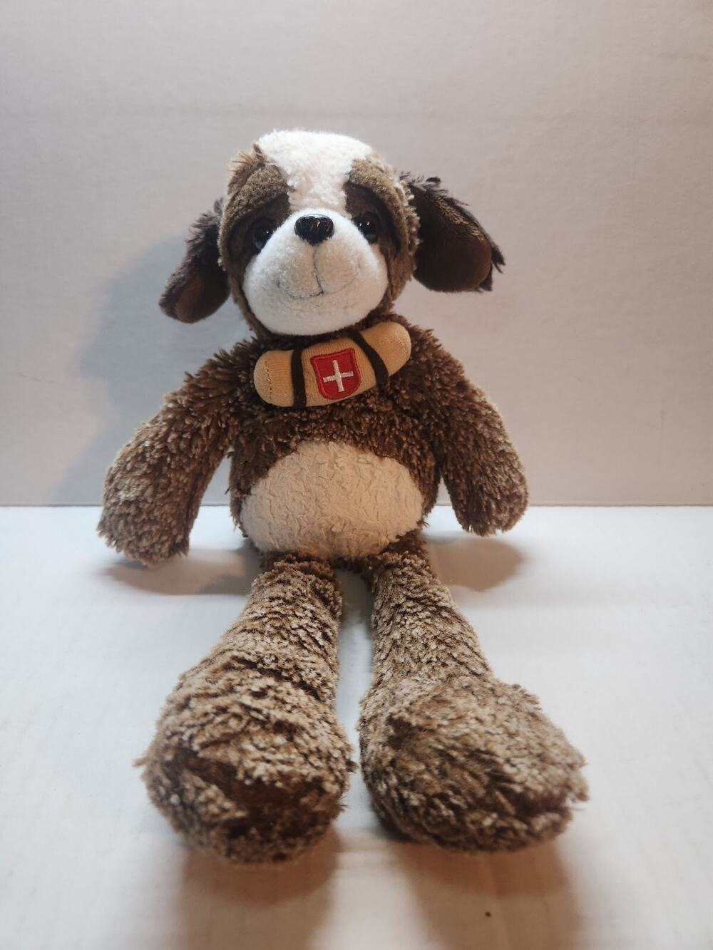 Rodadou Roda Saint Bernard Long Leg Plush Dog. France - 13"
